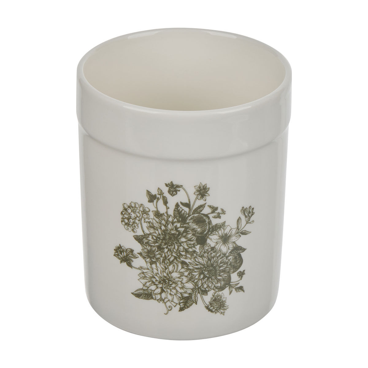 Holly Williams Fall Ceramic Round Utensil Holder