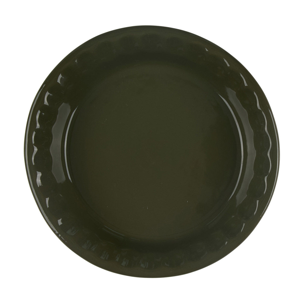Holly Williams Fall Green Pie Plate
