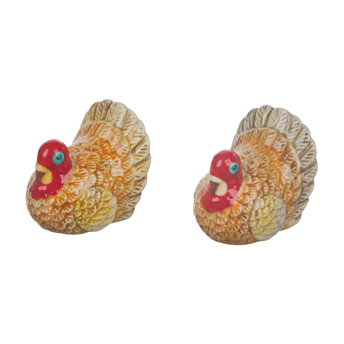 Holly Williams Ceramic Turkey Salt & Pepper Shaker Set