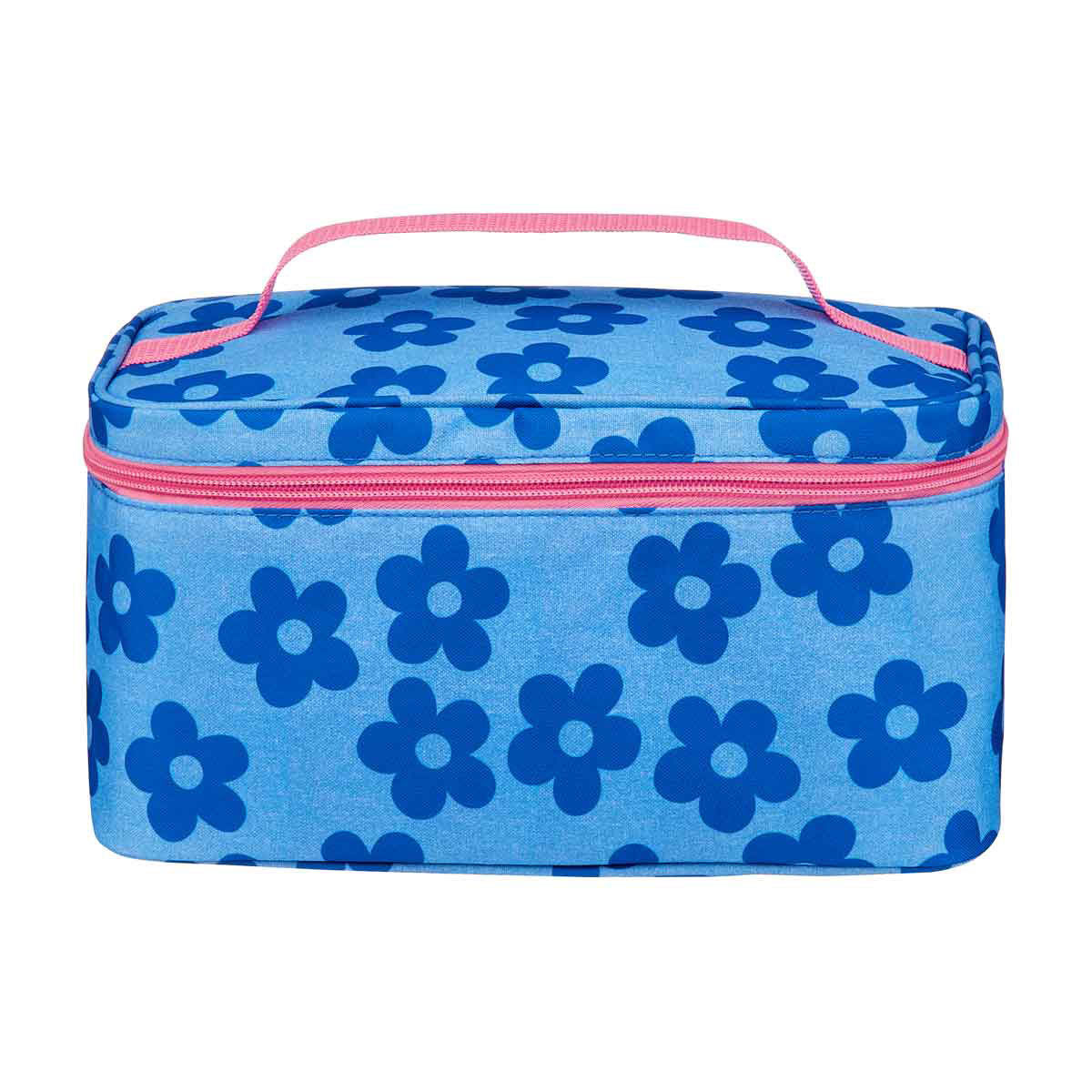 Summer Blue Floral Print Travel Storage Case