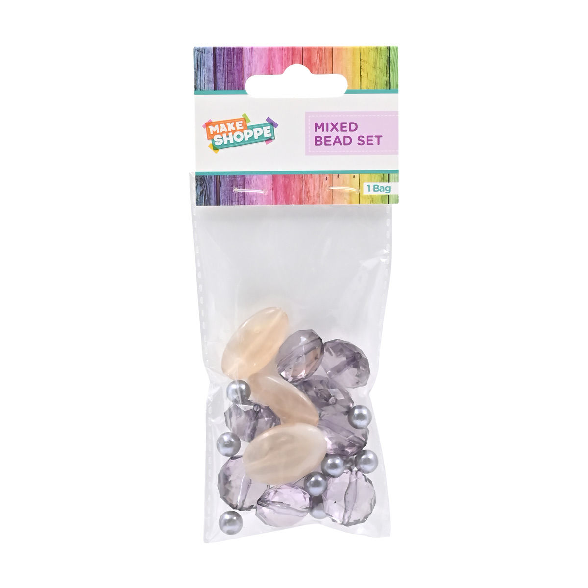 Make Shoppe Gray Mixed Bead Set