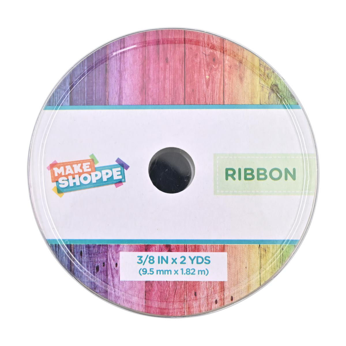 Make Shoppe Pastel Colors Ribbon Stack, 0.375 in x 2 Yards, 6 ct