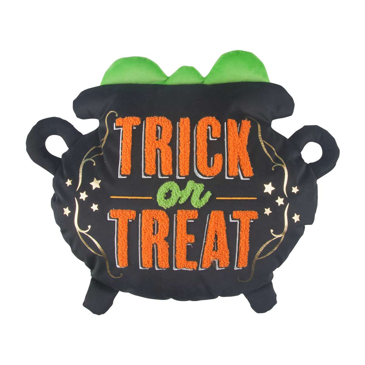 Halloween Harvest Cauldron Shaped Pillow