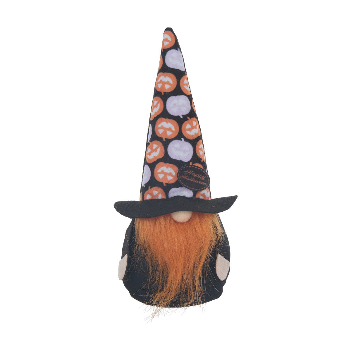 Halloween Fabric Gnome Figurine Décor, 2 Assorted Designs