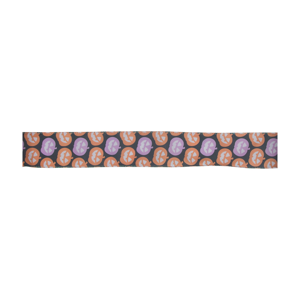 Halloween Pumpkin Print Ribbon, 2.5 in x 9 ft