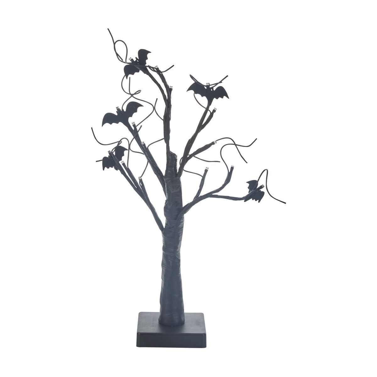 Halloween Light Up Purple Bat Tree