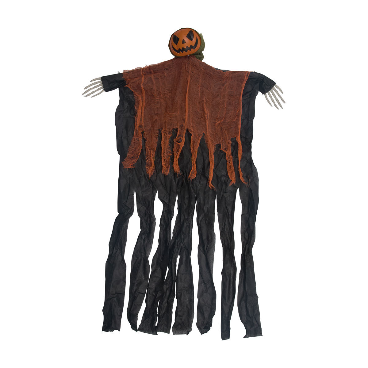 Halloween Hanging Pumpkin Ghoul Decor, 5 ft, 2 Assorted Colors