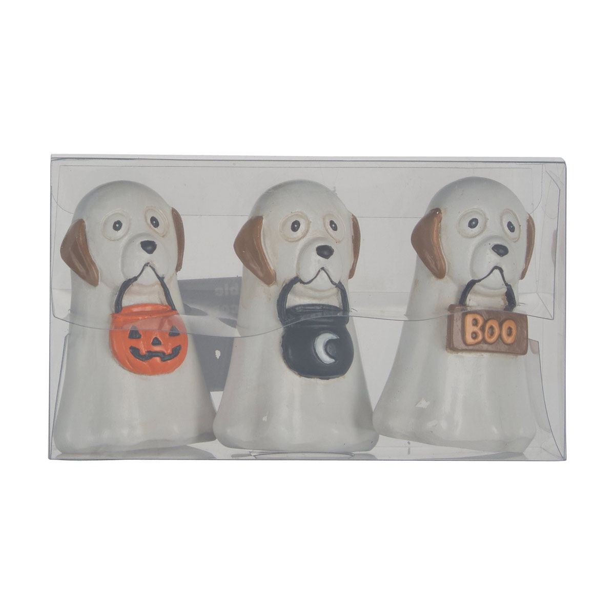 Halloween Decorative Dog Figurine Set, 3 ct