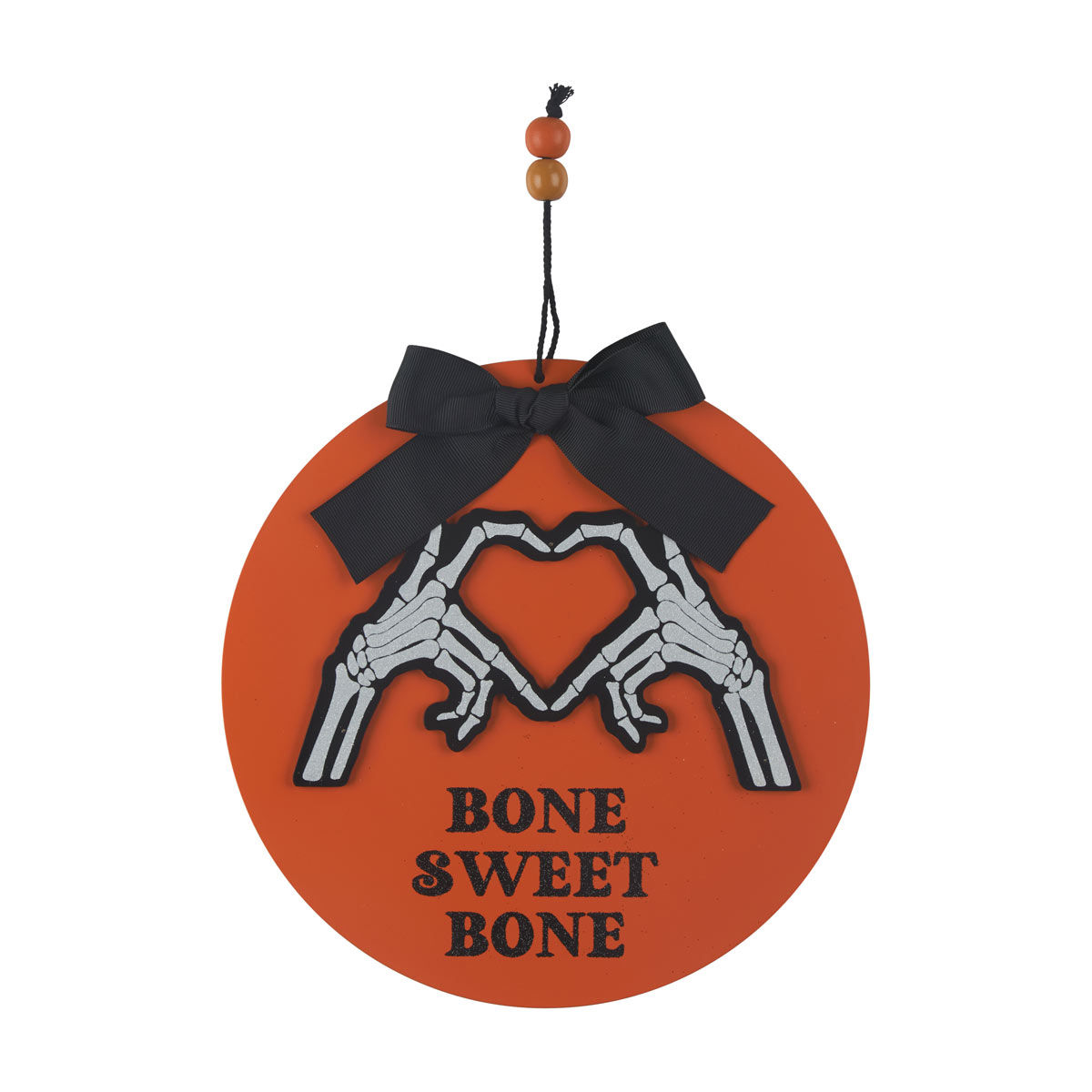 Halloween Orange Round Wall Hanging Décor