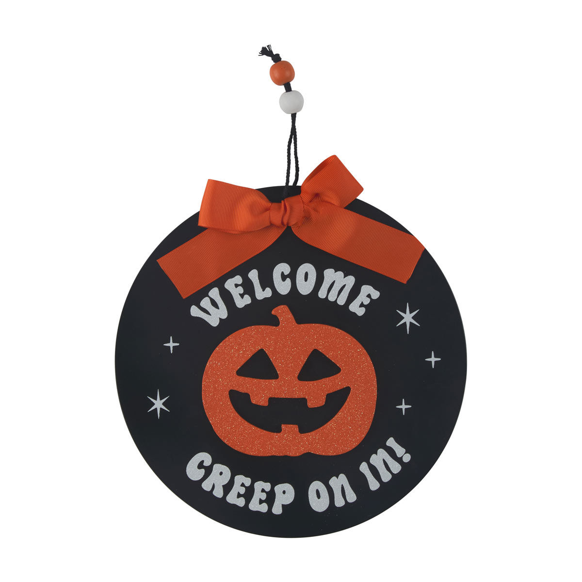 Halloween Black Round Wall Hanging Décor