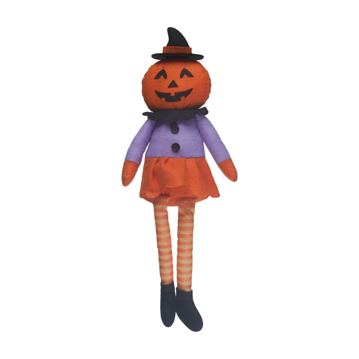 Halloween Spooky Pumpkin Hallo Shelf Sitter Décor