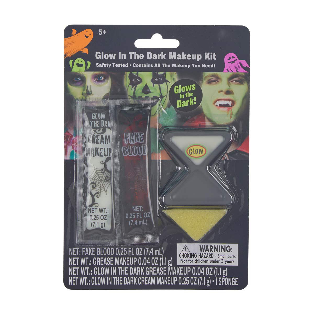 Halloween Glow In The Dark Makeup Kit