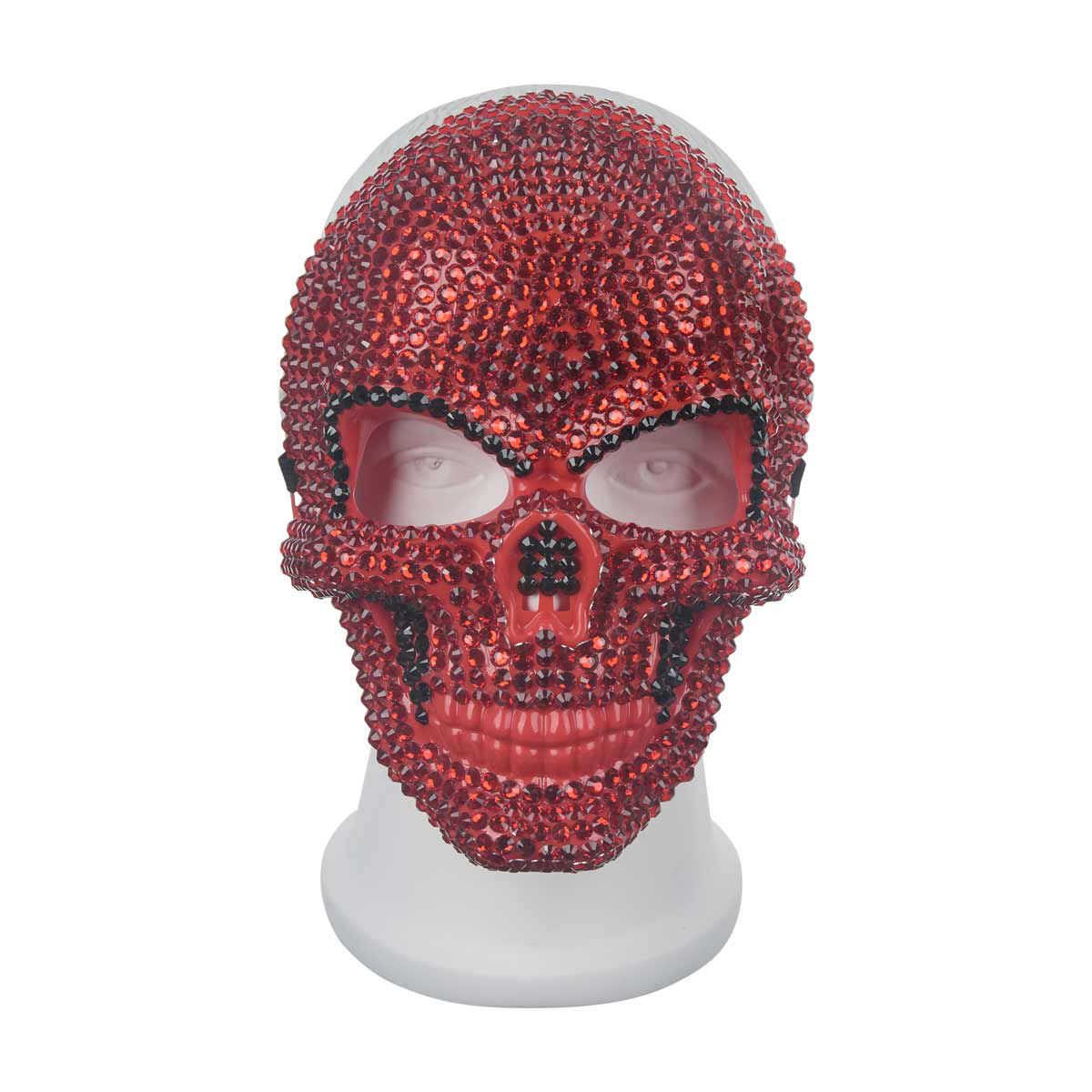 Halloween Bling Skeleton Mask, 2 Assorted Colors
