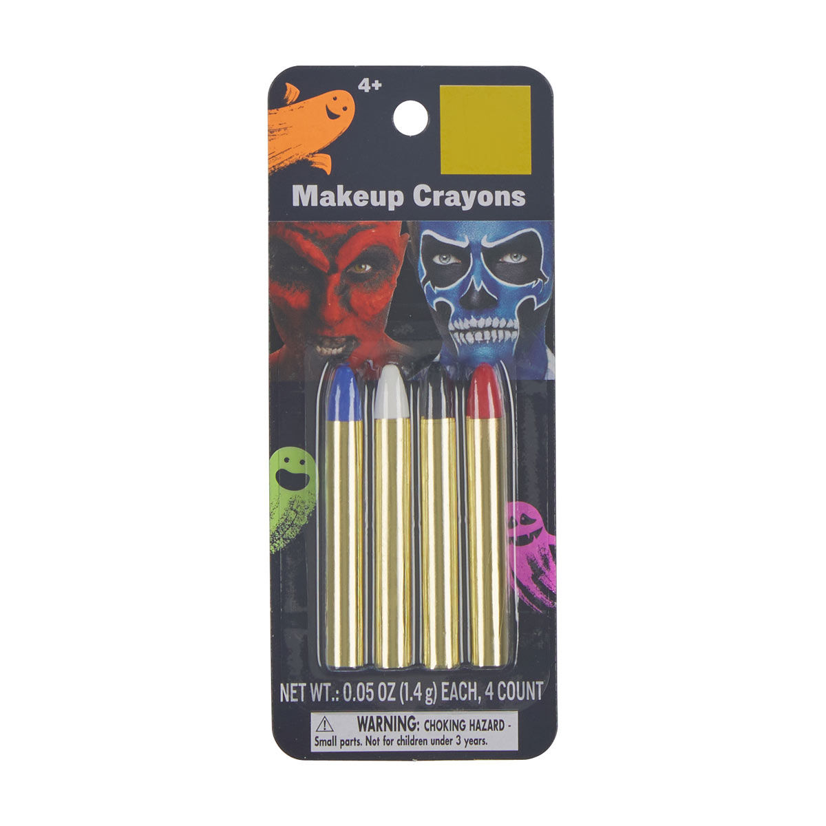 Halloween Makeup Crayons, 0.20 oz, 4 ct