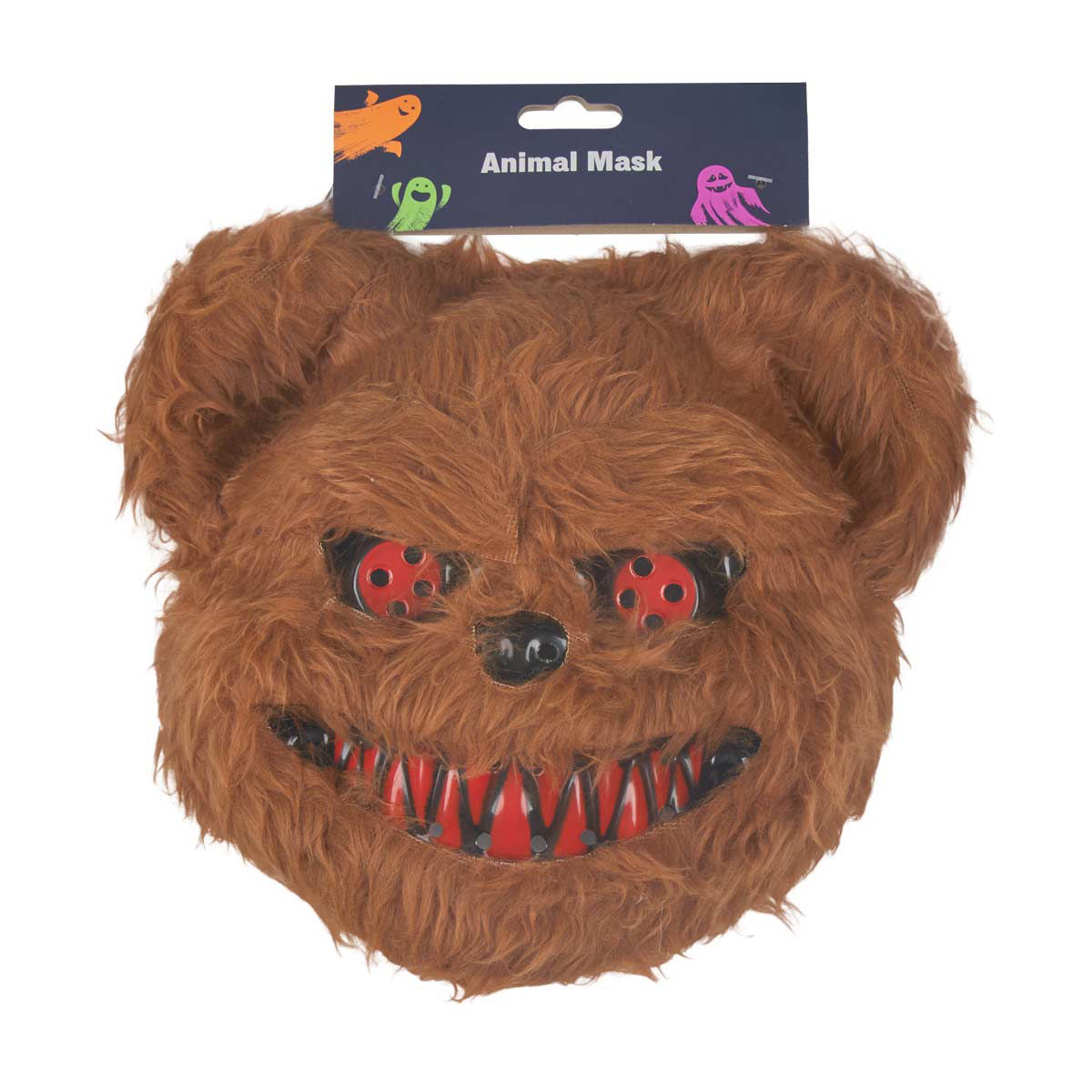 Halloween Brown Bear Furry Animal Mask