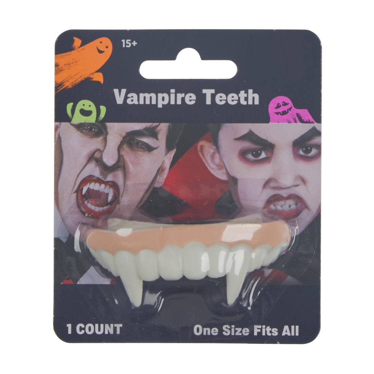 Halloween Harvest Fake Vampire Teeth, One Size
