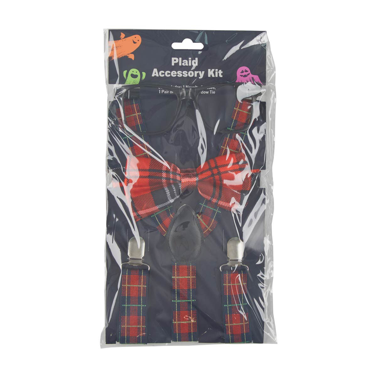 Halloween Plaid Suspender Accessory Kit