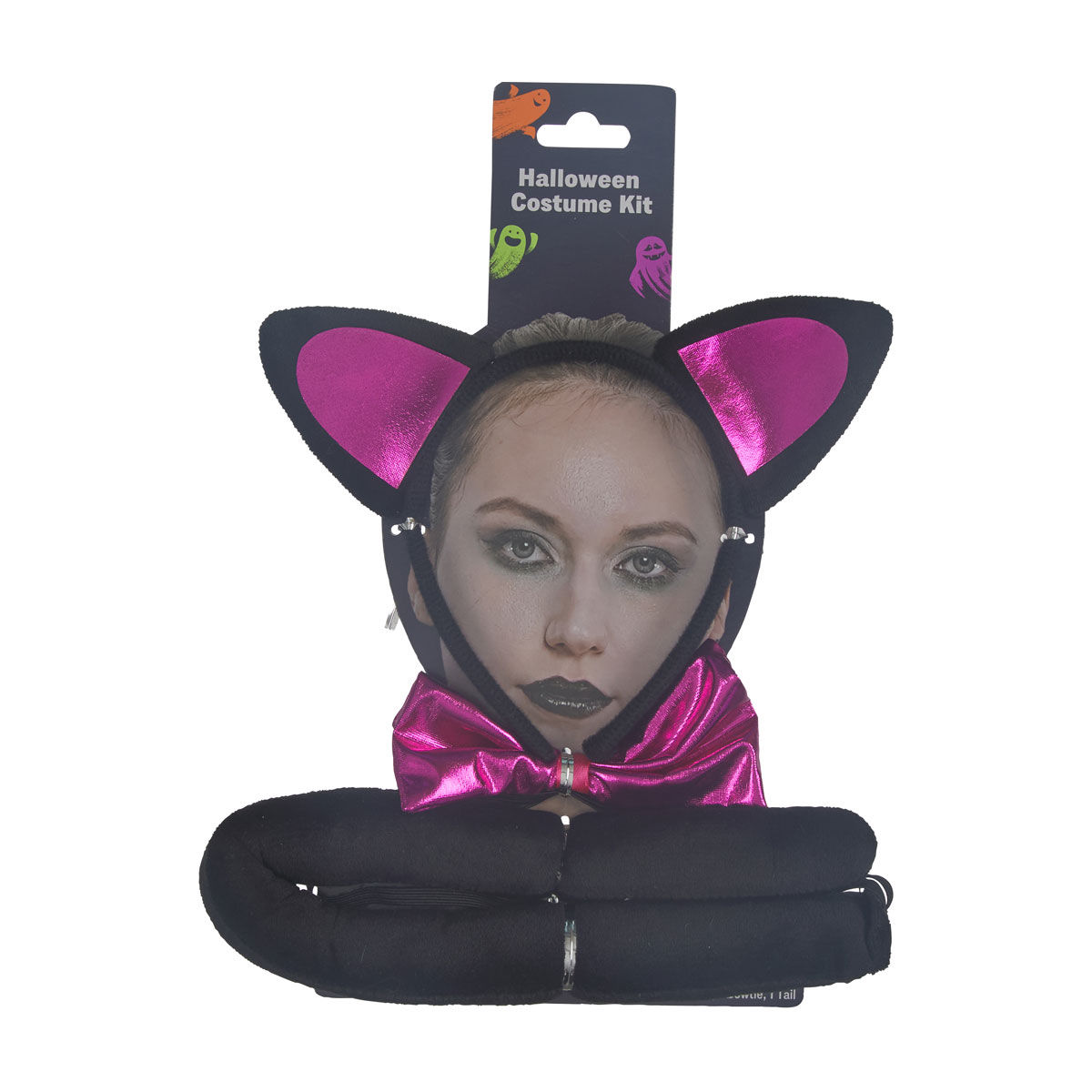 Halloween Harvest Cat Costume Kit, 3 Pieces