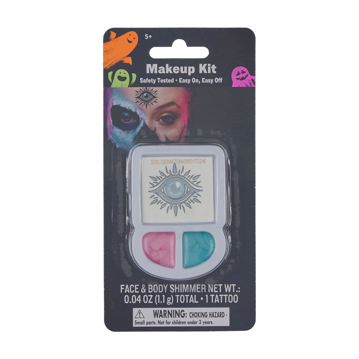 Halloween Face & Body Shimmer Makeup Kit, 0.04 oz
