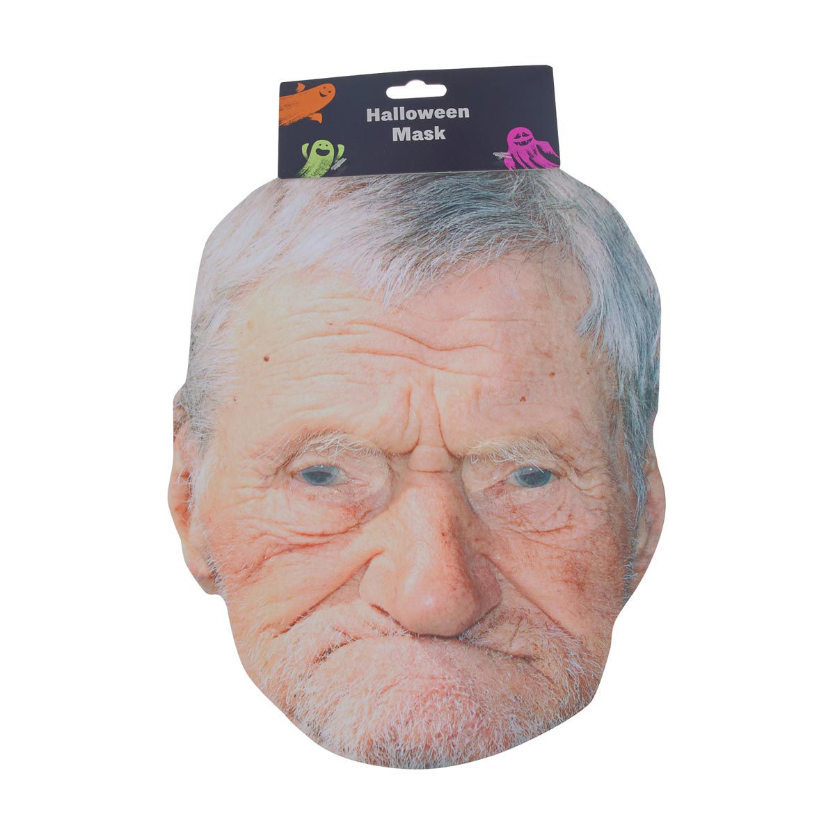 Halloween Harvest Big Head Old Man Face Mask