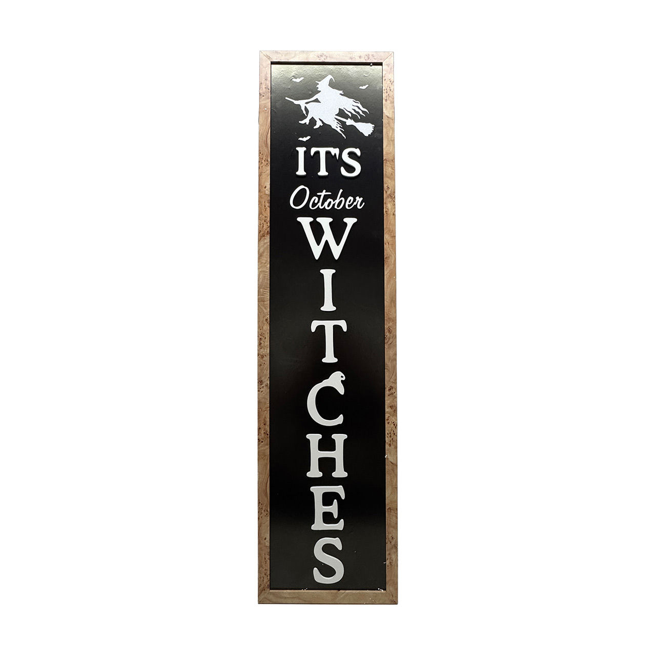 It's October Witches Leaning Porch Sign, 48x12 in