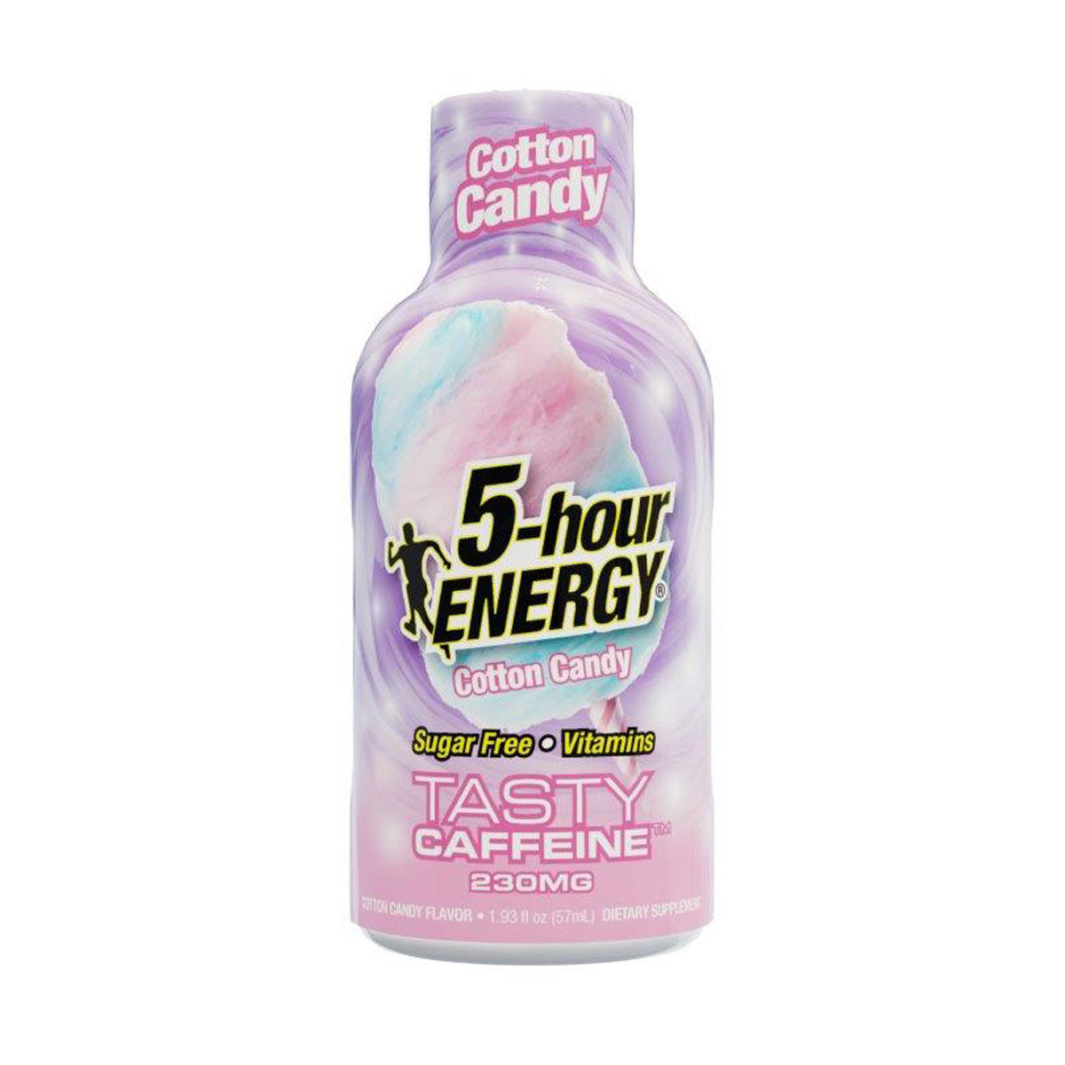 5-hour ENERGY Cotton Candy Energy Shot, Sugar Free, 230 mg Caffeine, 1.93 fl oz