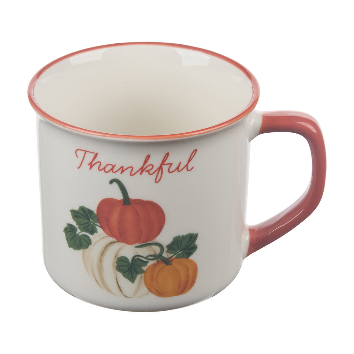 Harvest Thankful Pumpkin Camper Mug