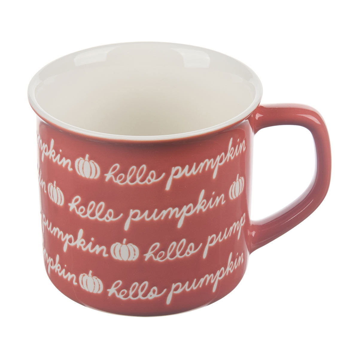 Harvest Hello Pumpkin Printed Camper Mug