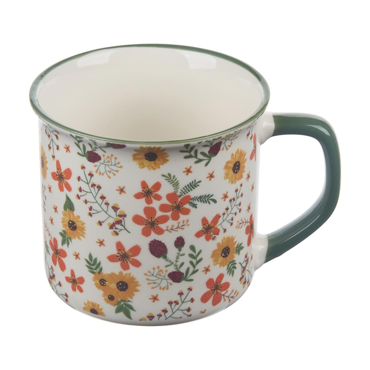 Harvest Floral Printed Camper Mug