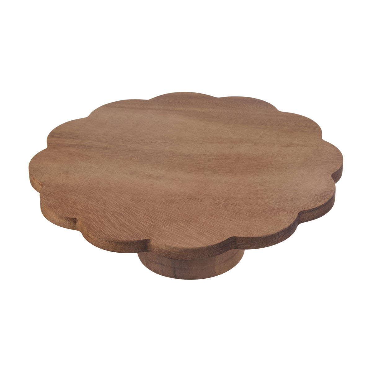 Harvest Large Scalloped Edge Tiered Cake Display Stand