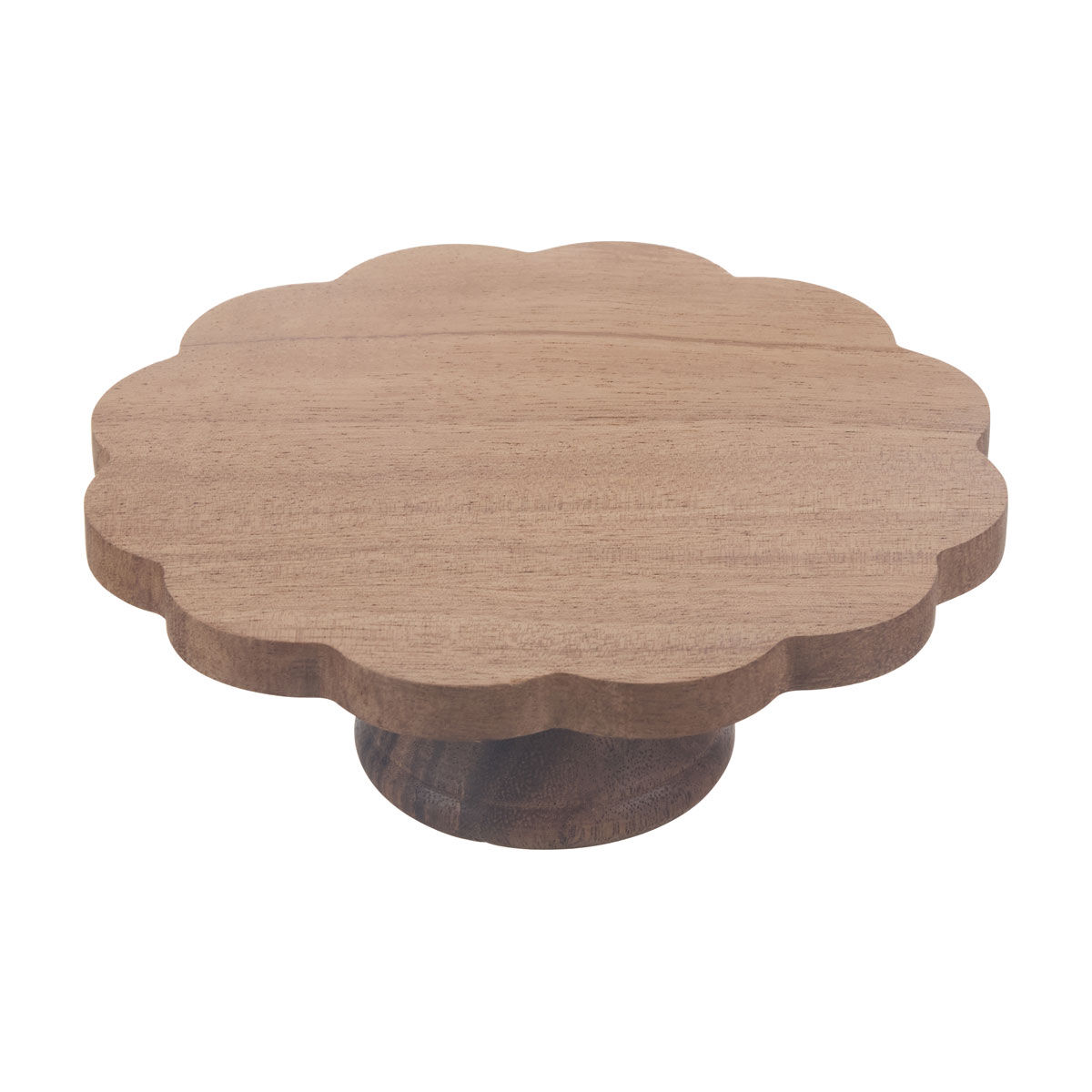 Small Scalloped Edge Tiered Cake Display Stand
