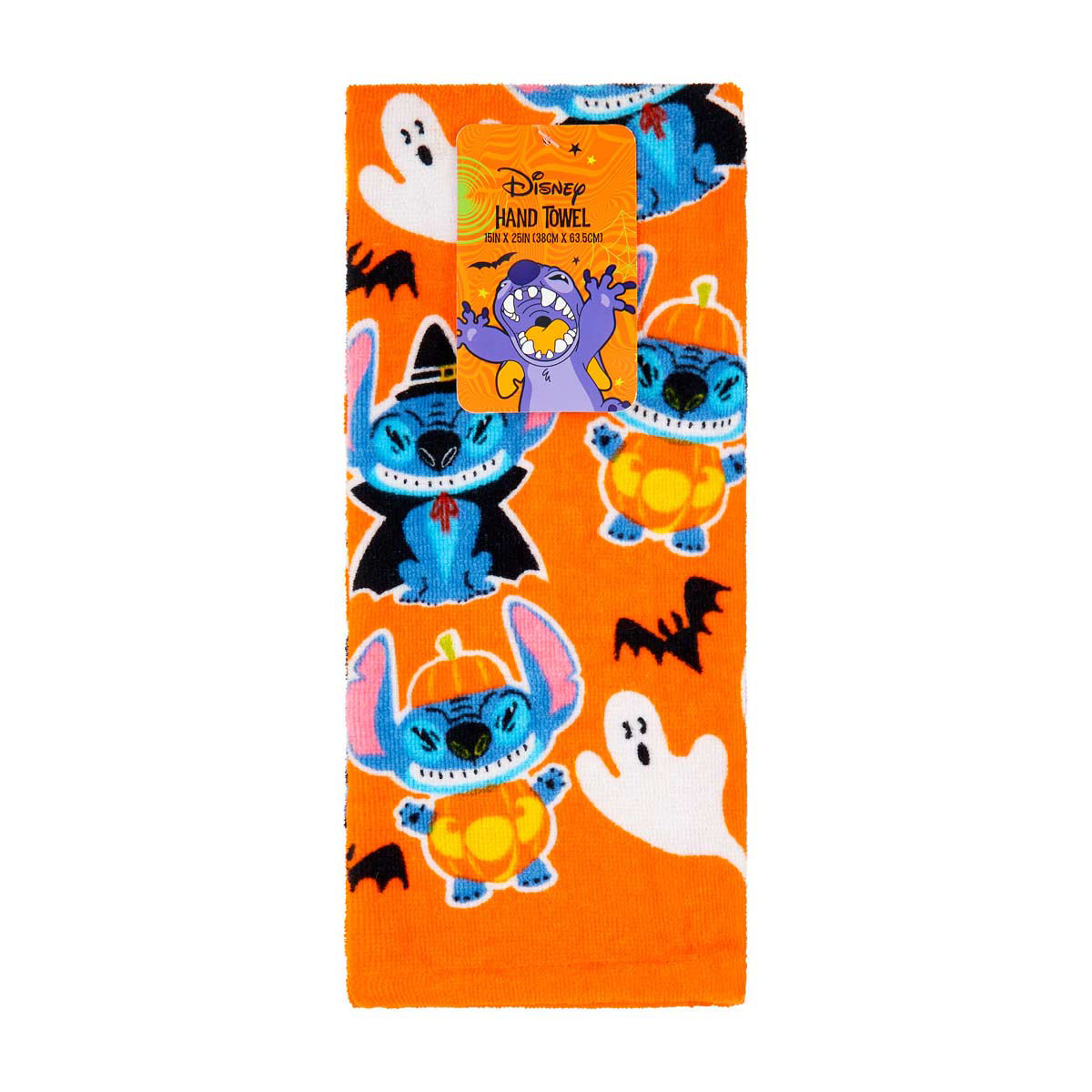 Halloween Disney Lilo & Stitch Hand Towel, 15x25 in