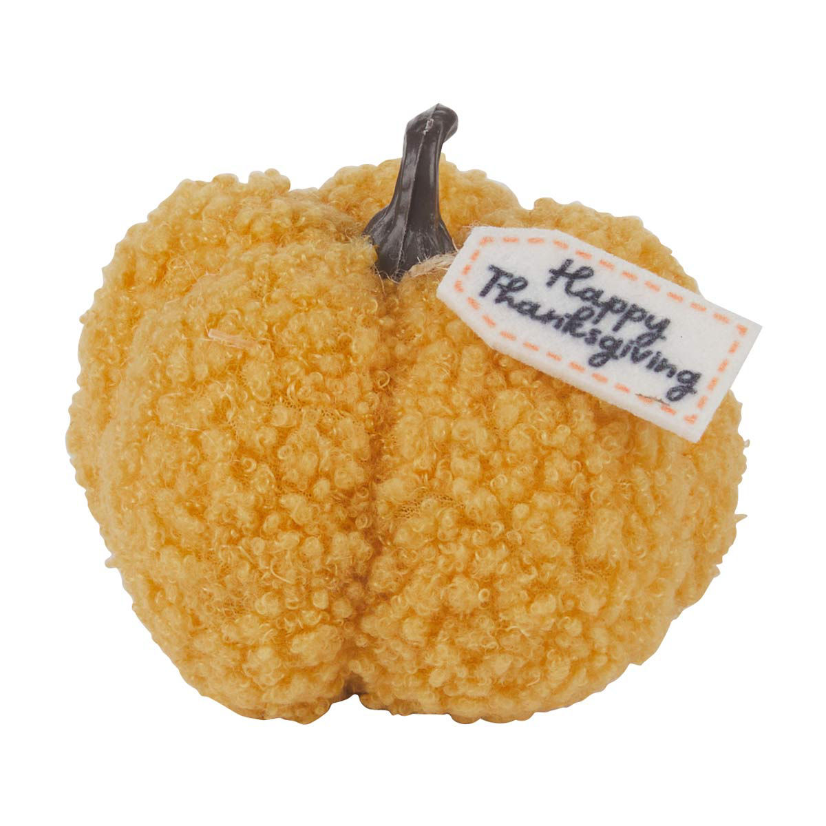 Harvest-Tabletop-Yellow-Plush-Pumpkin-Décor