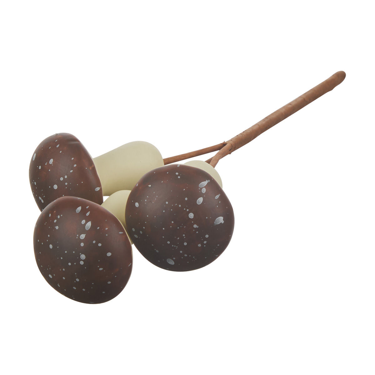 Harvest Mushroom Shaped Pick Décor, Brown