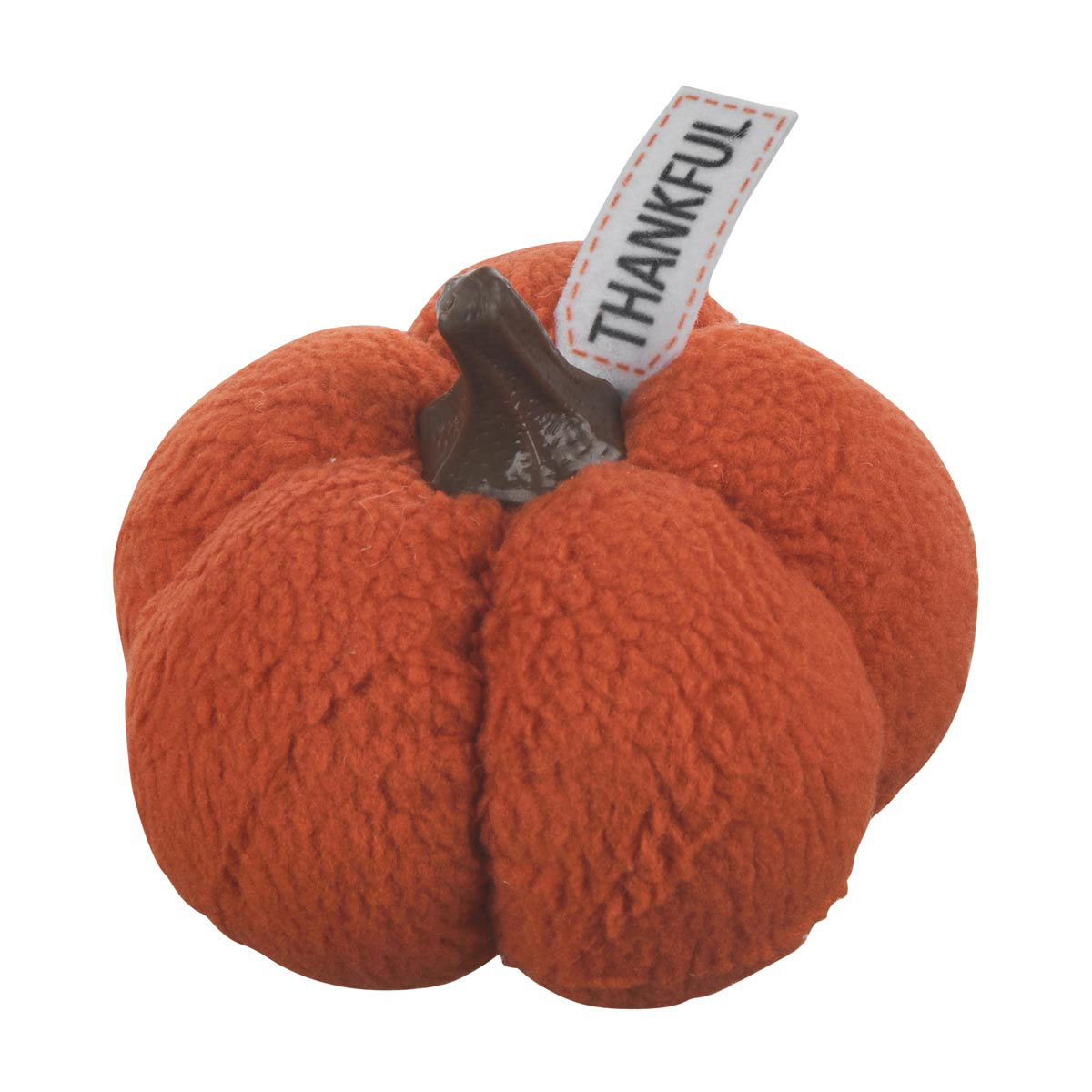 Harvest Plush Pumpkin Shaped Décor, Orange