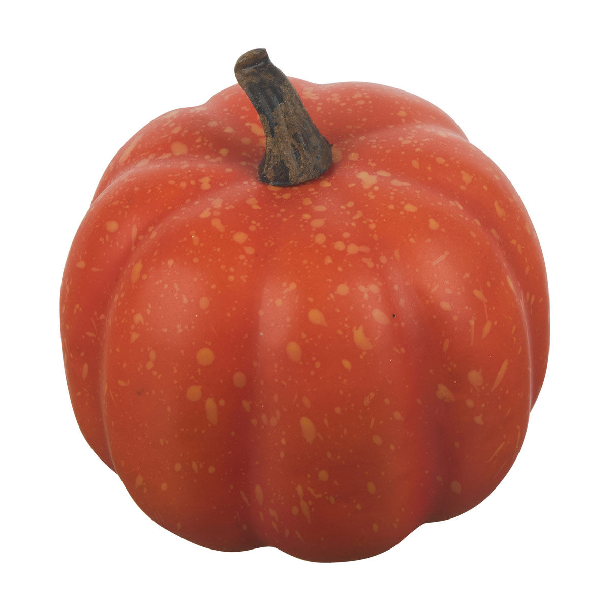 Harvest Hard Pumpkin Shaped Décor, Orange
