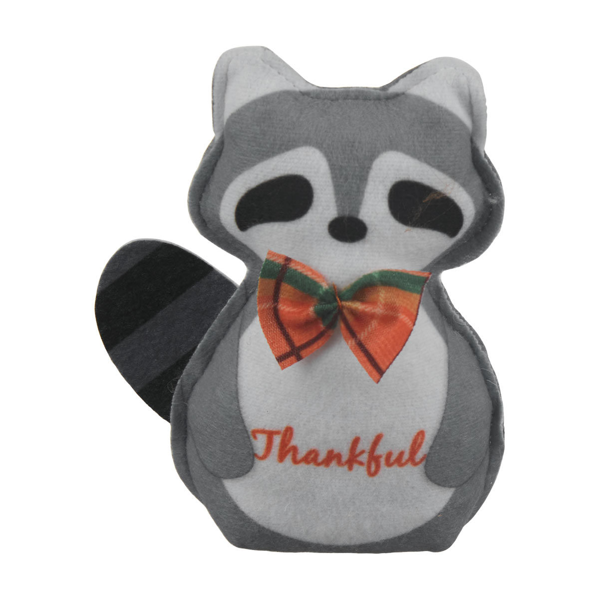 Harvest Animal Shaped Soft Raccoon Figurine Décor
