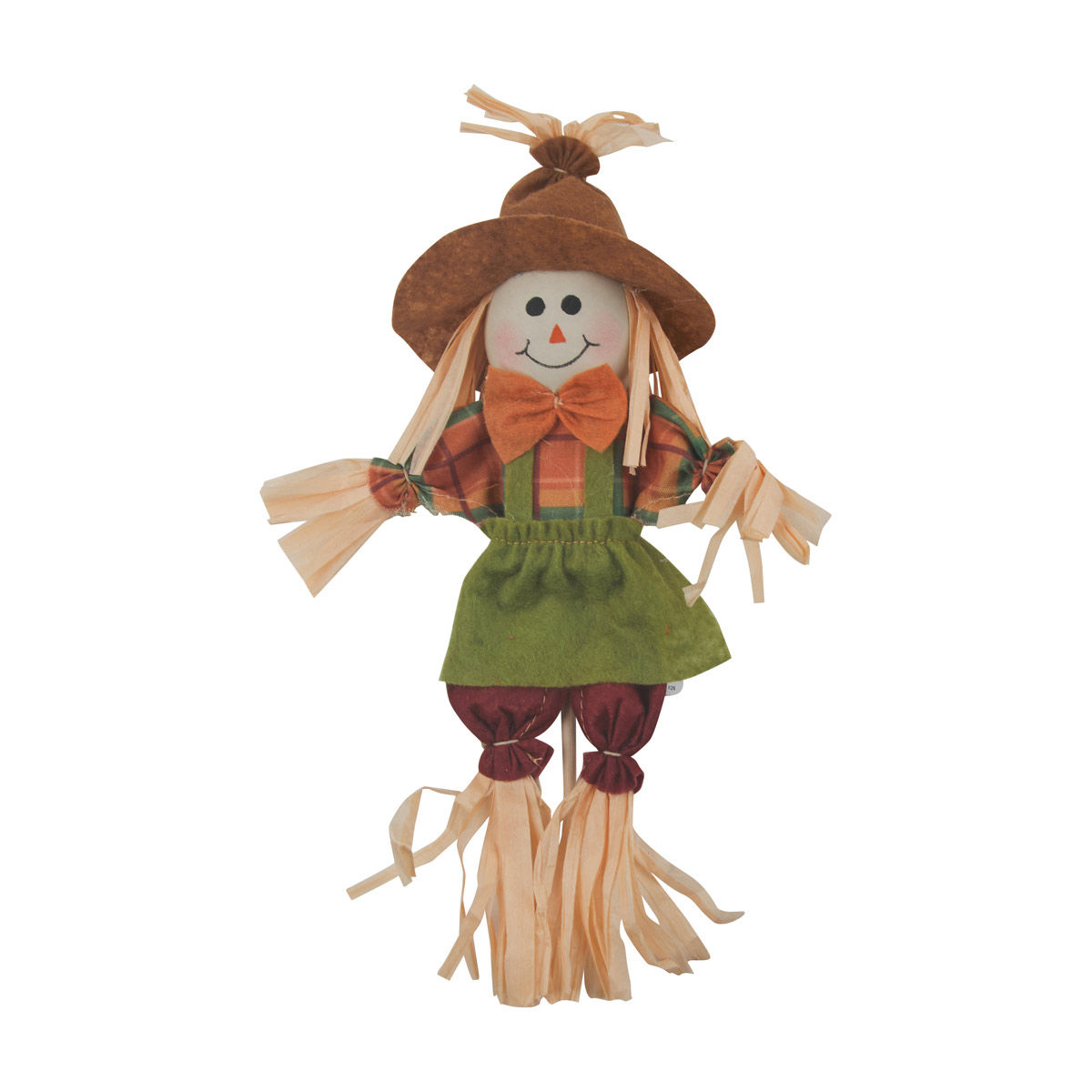Harvest Girl Scarecrow Tabletop Décor