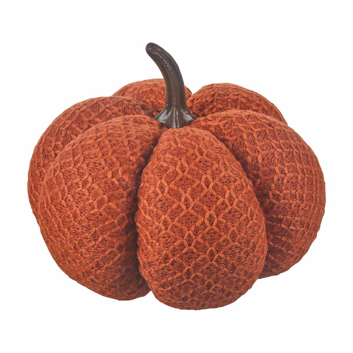 Harvest Halloween Solid Orange Pumpkin Shaped Décor