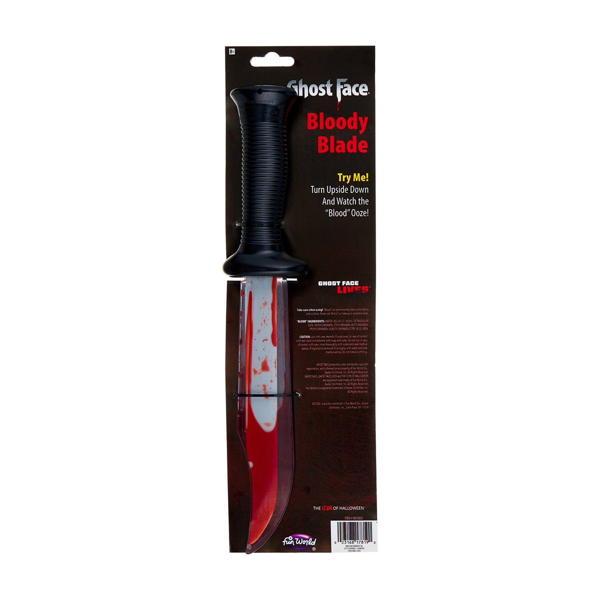 Fun World Halloween Harvest Ghost Face Bloody Blade