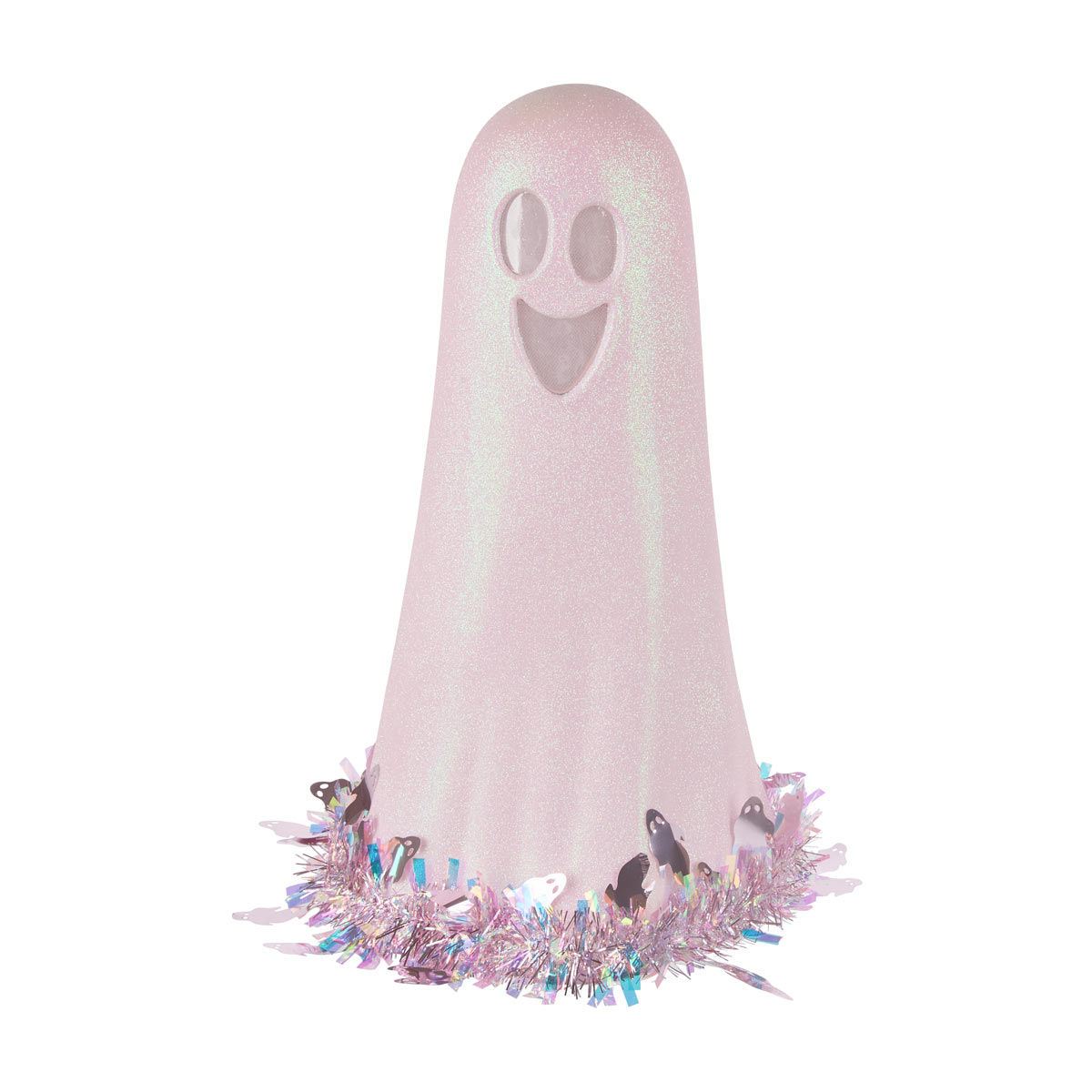 Halloween Light Up Pink Ghost Décor, Medium