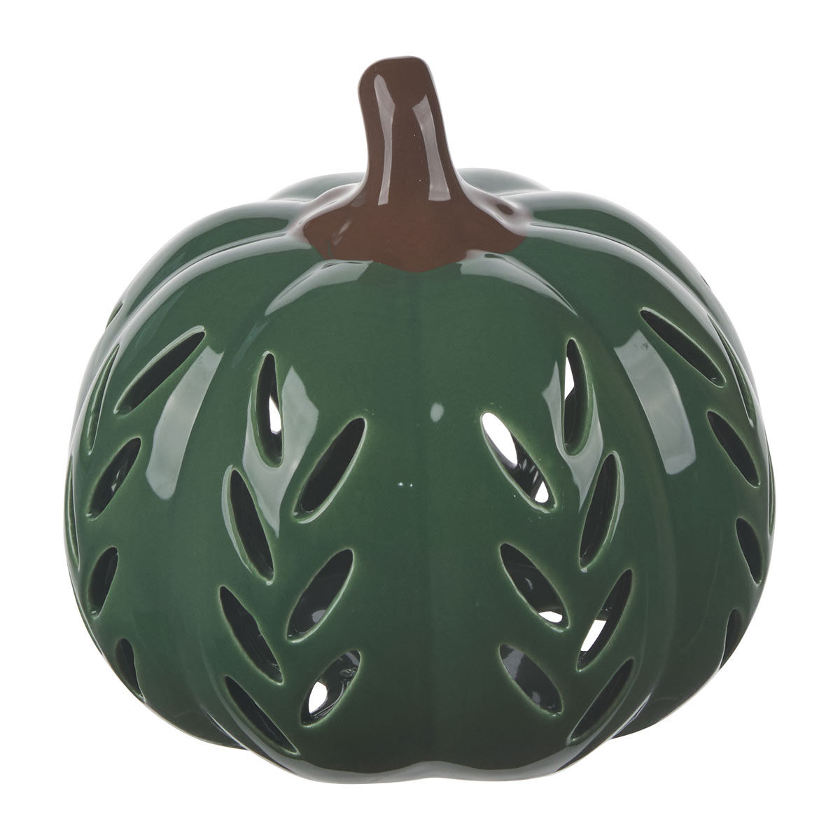 Harvest Green Tabletop Pumpkin Shaped Décor