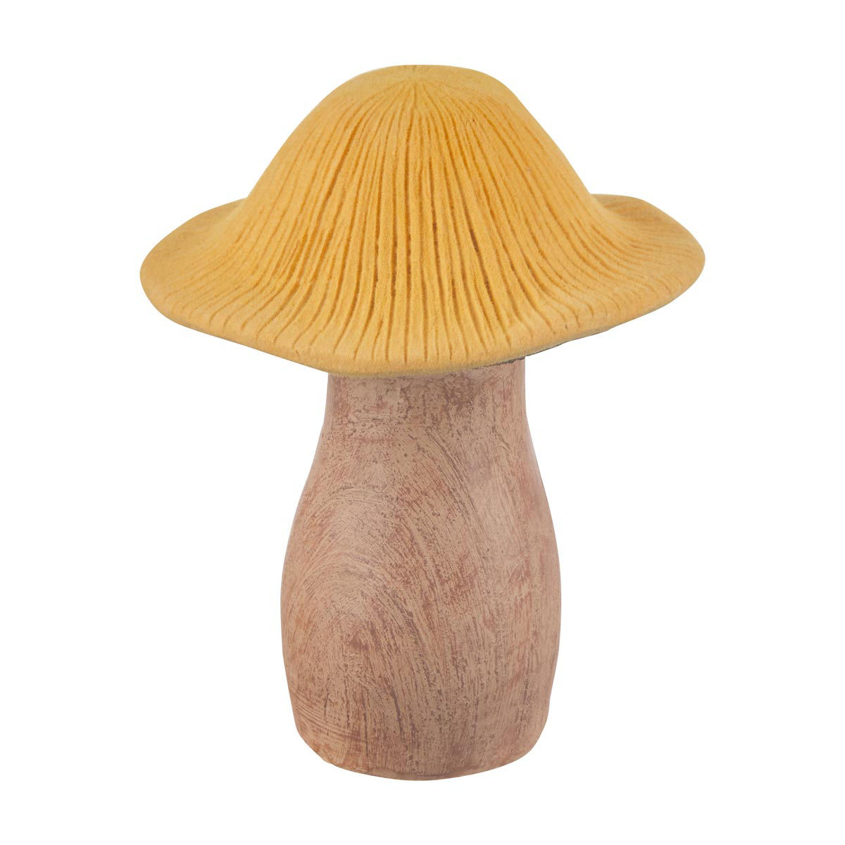 Harvest Yellow Mushroom Tabletop Decor, Large