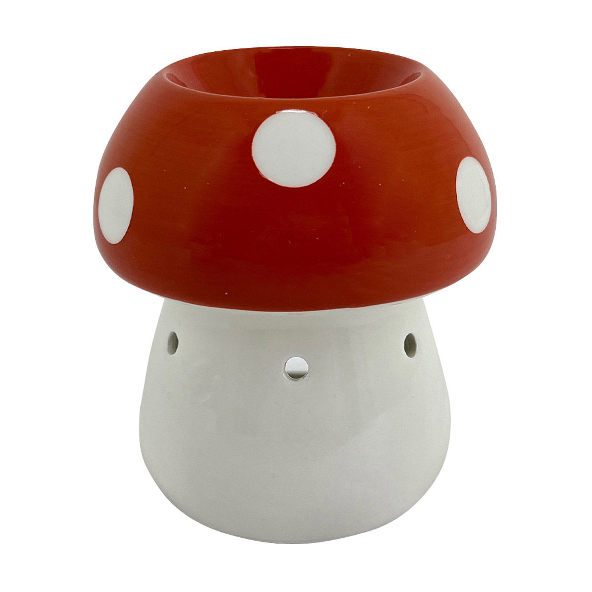 Harvest Orange Mushroom Shaped Wax Warmer Table Décor
