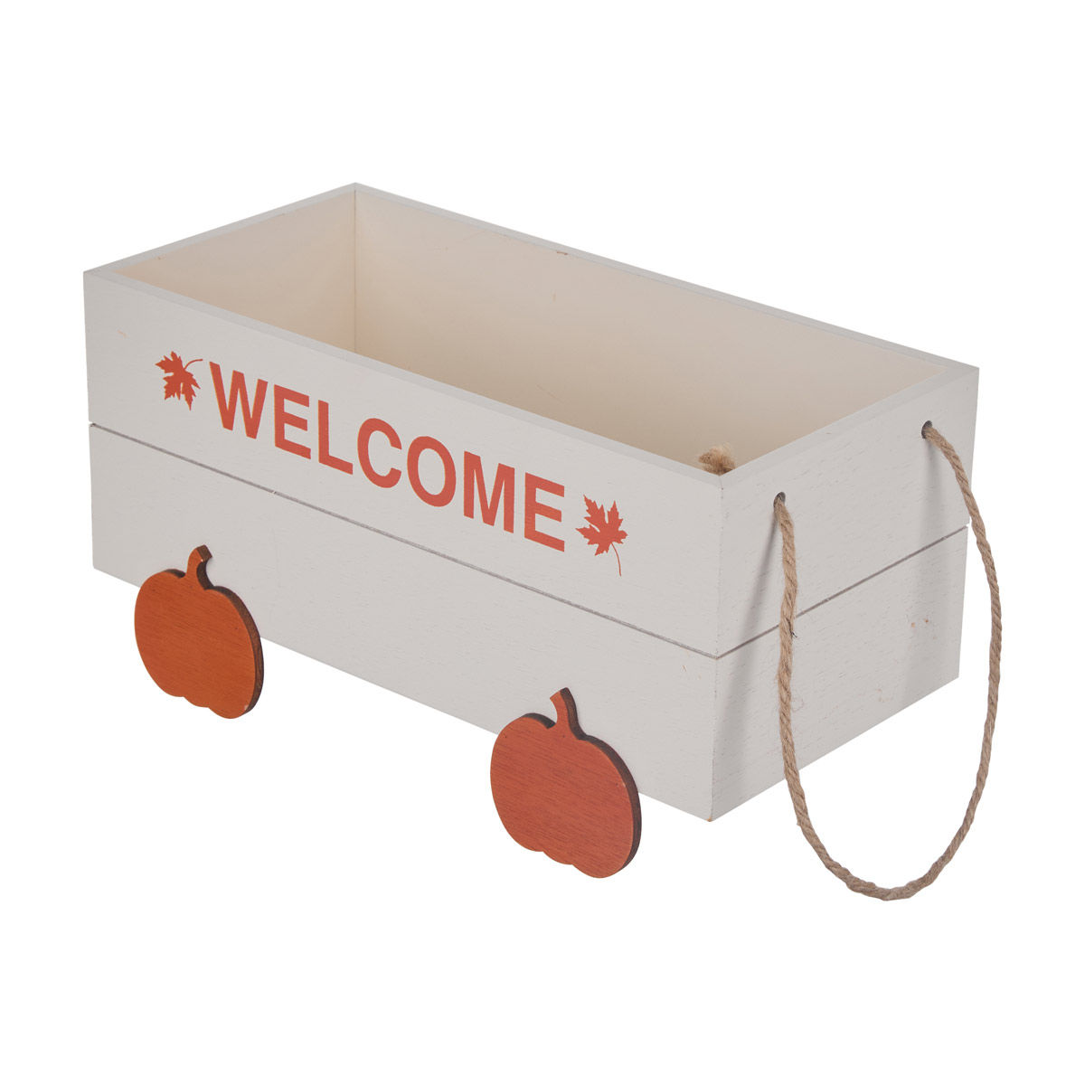 Harvest MDF 'Welcome' Wagon Table Décor