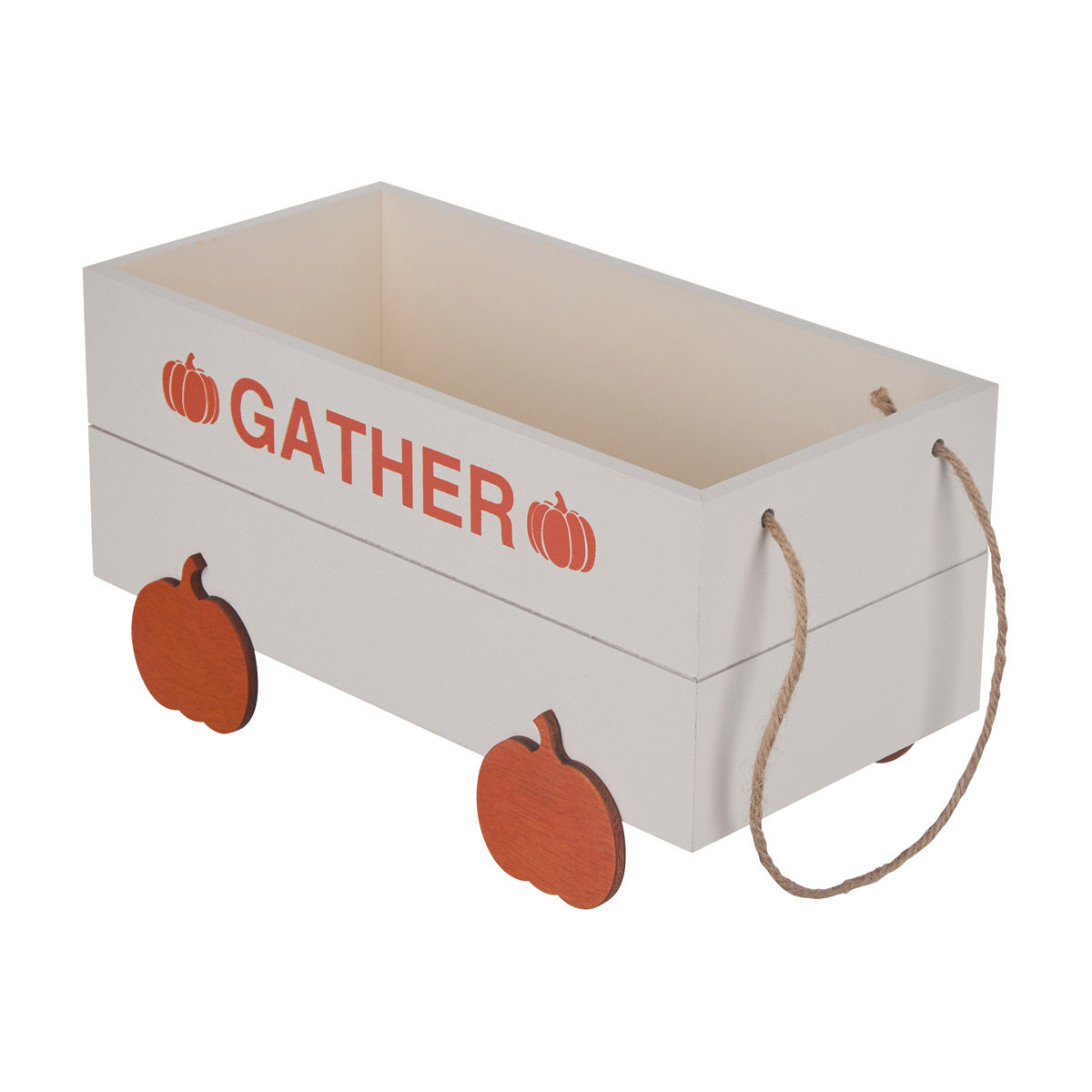 Harvest MDF 'Gather' Wagon Table Décor