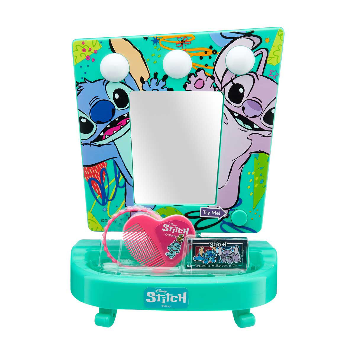 Disney Licensed Kids Vanity Play Set with Mirror, 2 Assorted Characters