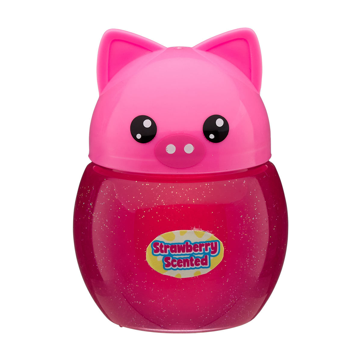 Glittery Scented Character Slime with Animal-Shaped Lid, 2 Assorted Scents