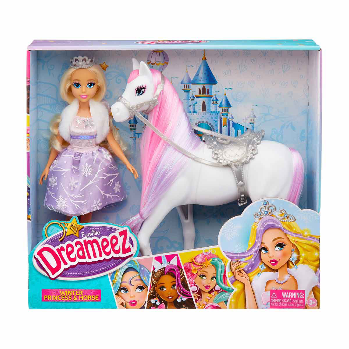 Dreameez Winter Princess & Horse Doll Playset