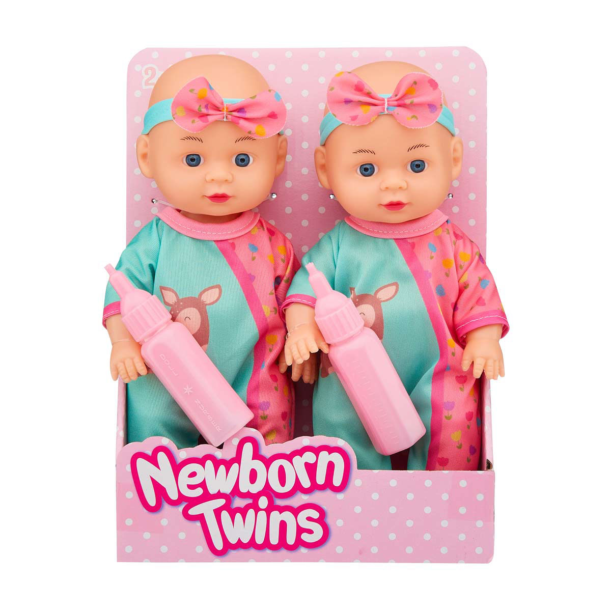 Newborn Twins Baby Doll Playset, 2 Assorted Sets